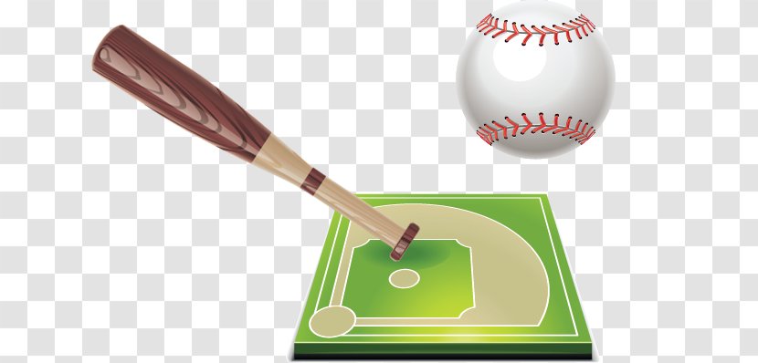 Baseball Bat Field Sports Equipment - Vector Transparent PNG