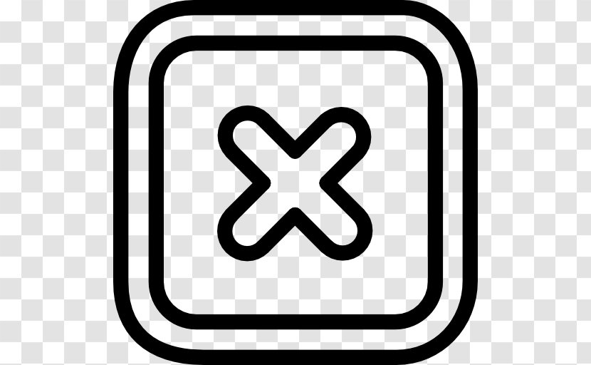 Check Mark X Symbol Transparent PNG