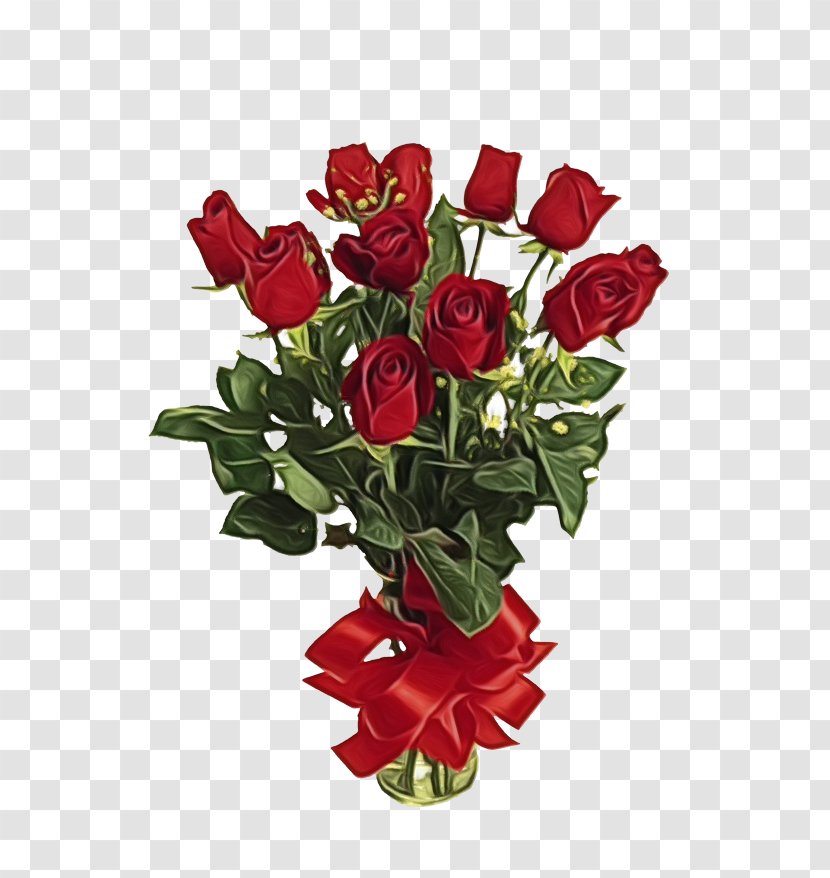 Garden Roses Cut Flowers Floral Design - Redm - Flowerpot Transparent PNG