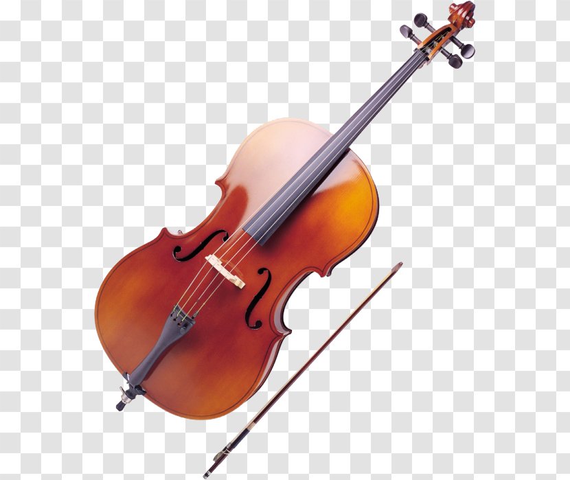 Ukulele Cello Musical Instrument Viola - Silhouette - Classical Violin Transparent PNG
