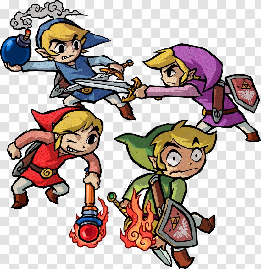 The Legend Of Zelda: Four Swords Adventures A Link To Past And Minish Cap - Video Game - Zelda Transparent PNG