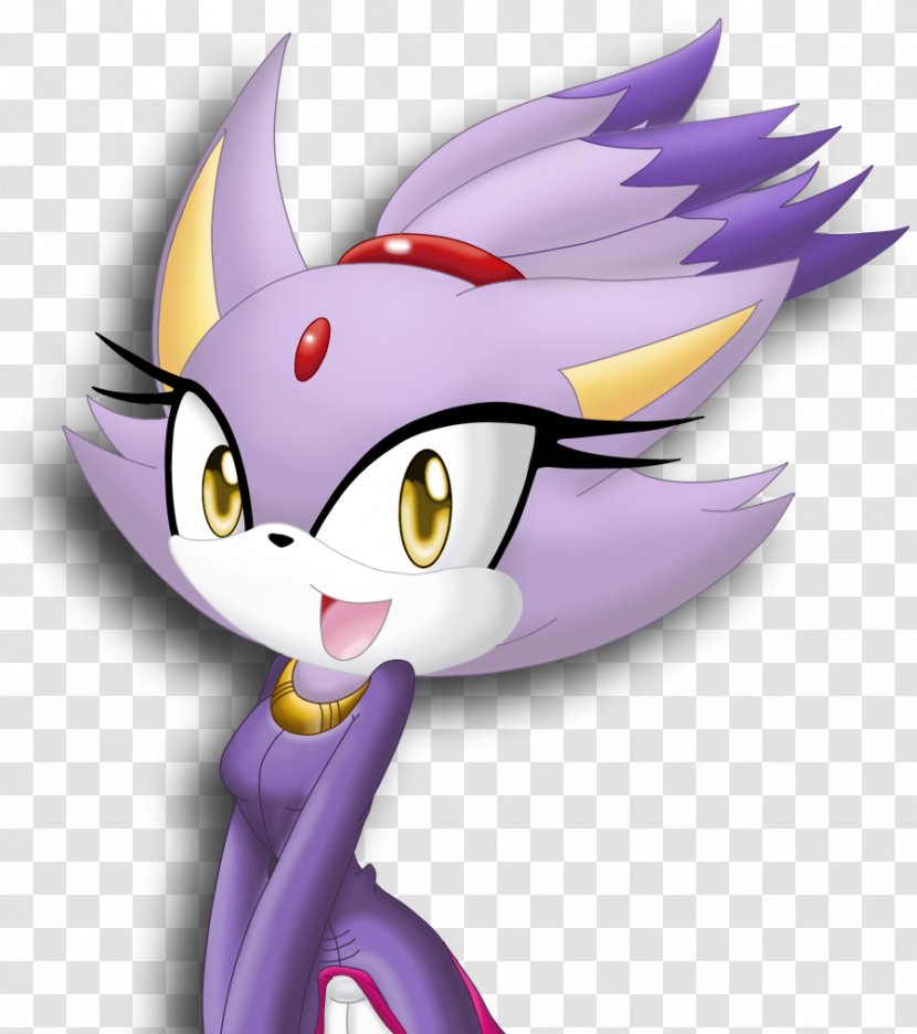 Sonic The Hedgehog Cat Rouge Bat Shadow - Heart - Blaze Transparent PNG