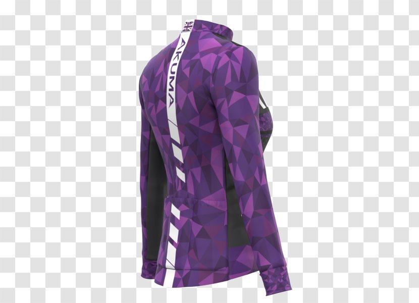 Winter Clothing Sleeve Fashion Jacket - Purple Transparent PNG
