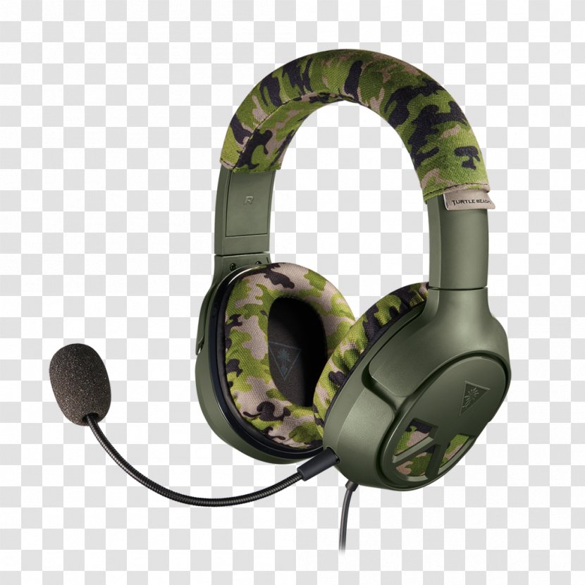 Turtle Beach Ear Force Recon Camo Corporation Headset 50 Call Of Duty: WWII - Electronic Device - Ps3 Wireless Transparent PNG