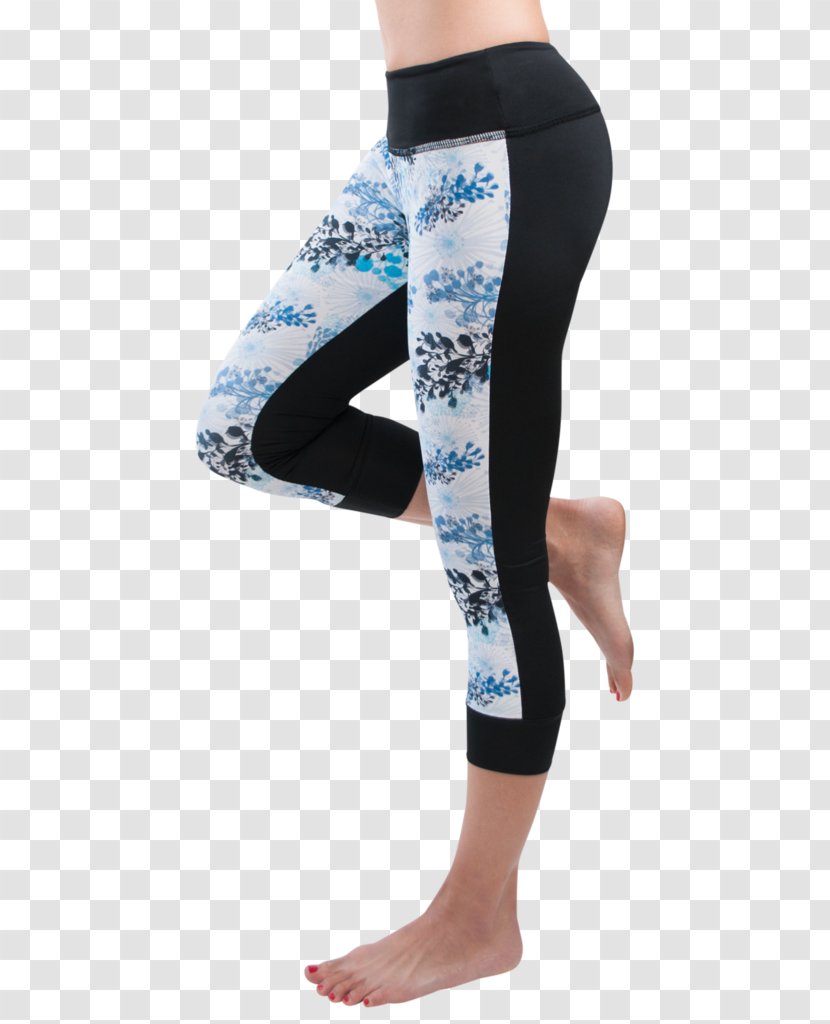 Capri Pants Clothing Yoga Leggings - Watercolor - Shirt Transparent PNG