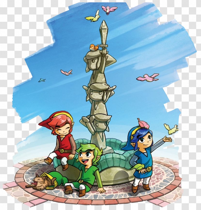 The Legend Of Zelda: Tri Force Heroes A Link Between Worlds Wind Waker - Video Game - Zelda Transparent PNG