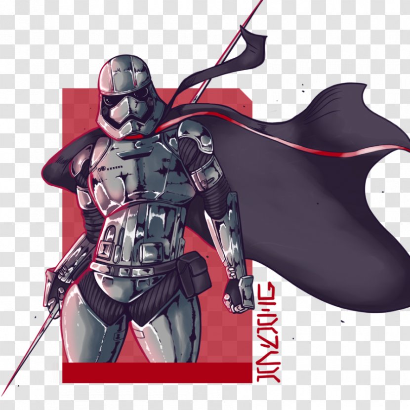 Captain Phasma Fan Art Painting Female Transparent PNG