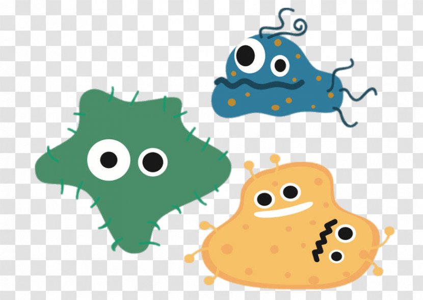 Bacteria Cartoon - Microorganism Transparent PNG