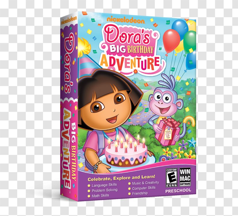 Dora The Explorer Dora's Big River Adventure Video Game Birthday - Pc Transparent PNG
