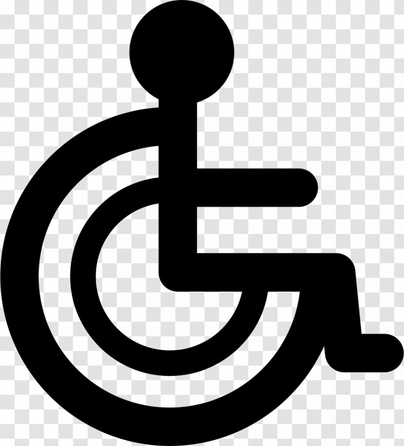 Wheelchair Disability Sign Symbol Clip Art - Artwork Transparent PNG