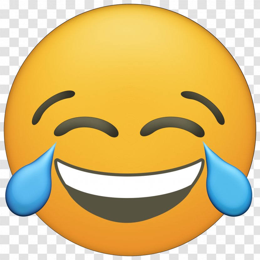 Face With Tears Of Joy Emoji Laughter Crying Smile - Printing - Hand Transparent PNG