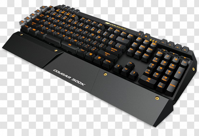 Computer Keyboard Mouse Cougar Gaming 500K Rollover Keypad - 700k Transparent PNG