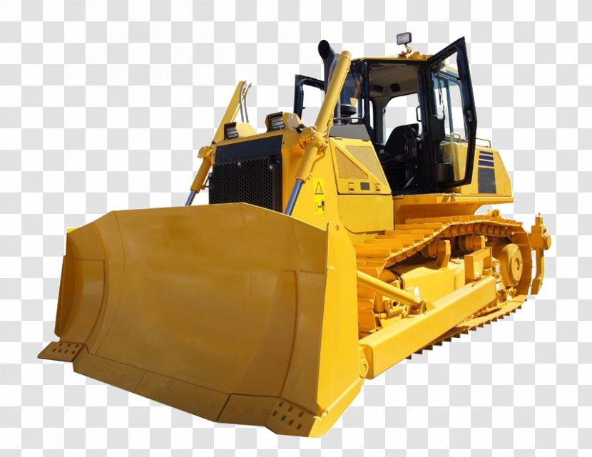 Caterpillar Inc. Bulldozer Excavator Loader Tractor - Heavy Machinery - Yellow Transparent PNG