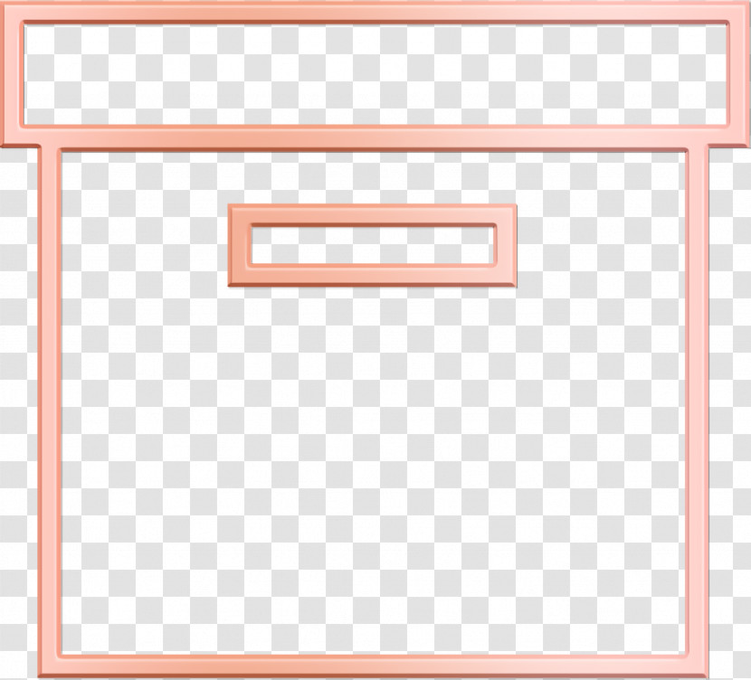 Box Icon Packing Icon IOS7 Set Lined 1 Icon Transparent PNG