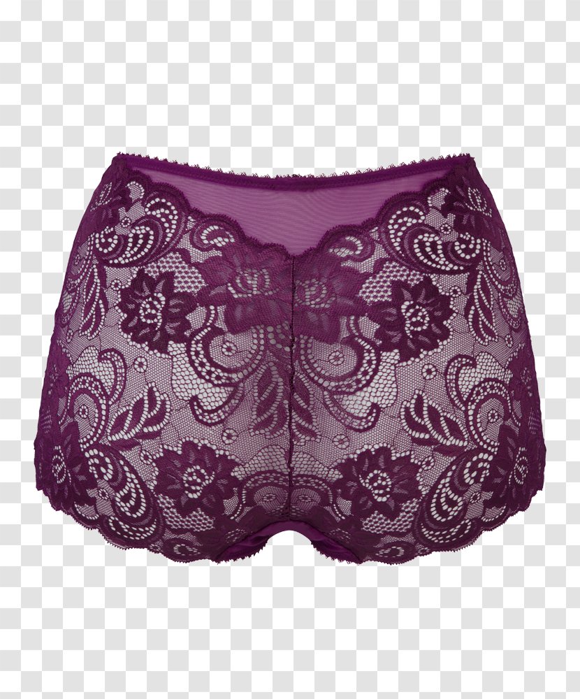 Briefs Slip Waist Underpants Visual Arts - Cartoon - Purple Camellia Transparent PNG