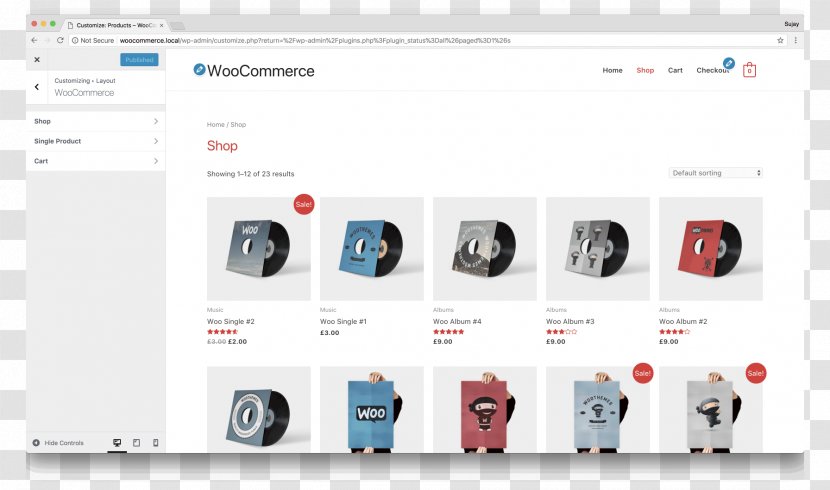 Page Layout WooCommerce Plug-in - Text - Design Transparent PNG