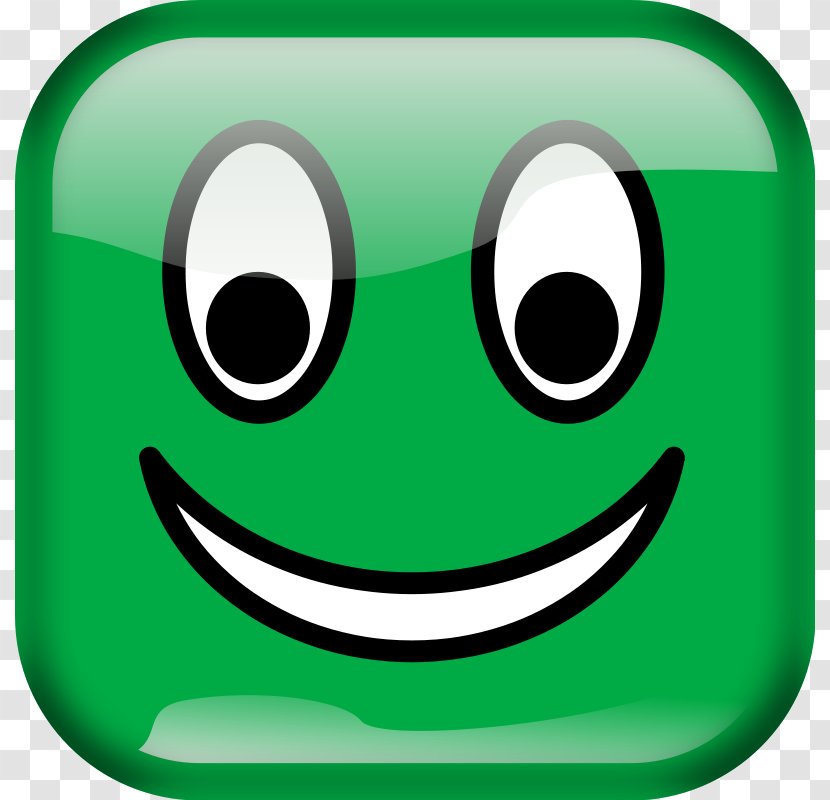 Emoticon Smiley Square Clip Art - Happy Transparent PNG