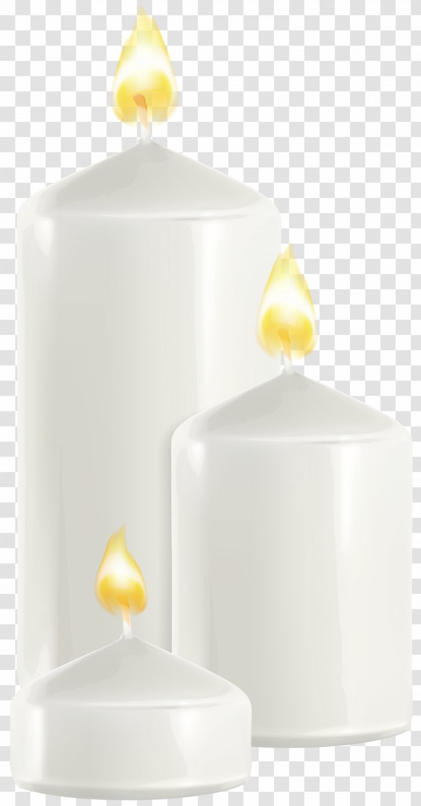 Flameless Candles Lighting Clip Art - Light Transparent PNG
