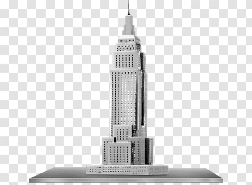 Empire State Building Chrysler Eiffel Tower Metal - Manhattan Transparent PNG