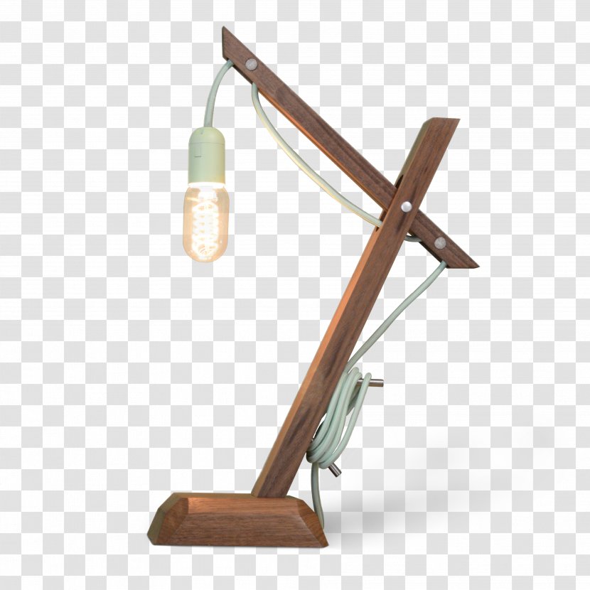 Lampe De Bureau Light Fixture Etsy - Wood - Lamp Transparent PNG