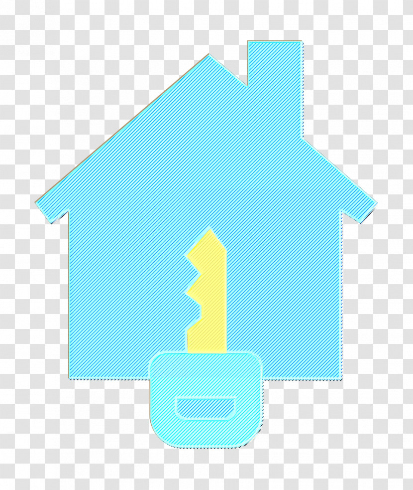 Cyber Icon Key Icon House Icon Transparent PNG