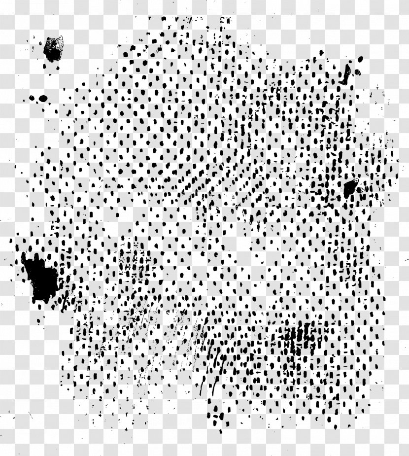 Halftone Grunge Texture Mapping - Point Transparent PNG