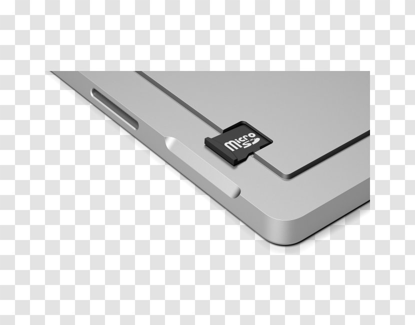 Surface Pro 4 MicroSD Secure Digital Intel Core Microsoft - Computer Port Transparent PNG