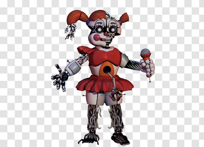 Five Nights At Freddy's The Joy Of Creation: Reborn Infant Clown - Performing Arts - Robot Transparent PNG