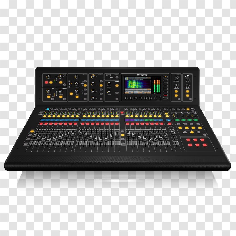 Microphone Midas M32 Audio Mixers Digital Mixing Console Consoles Transparent PNG