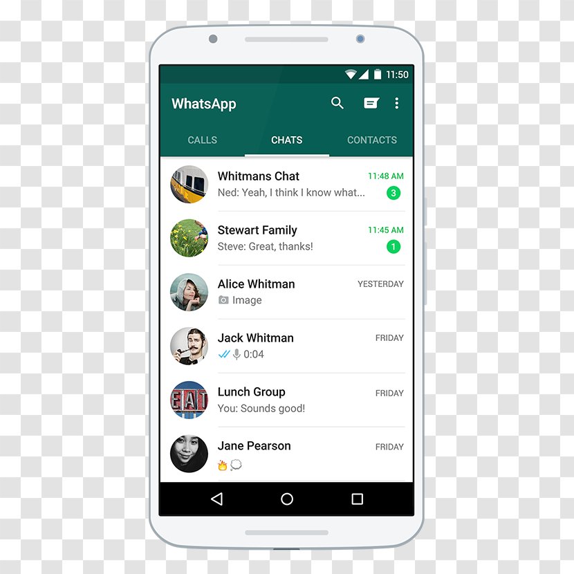 WhatsApp Android IPhone - Portable Communications Device - Whatsapp Chat Transparent PNG