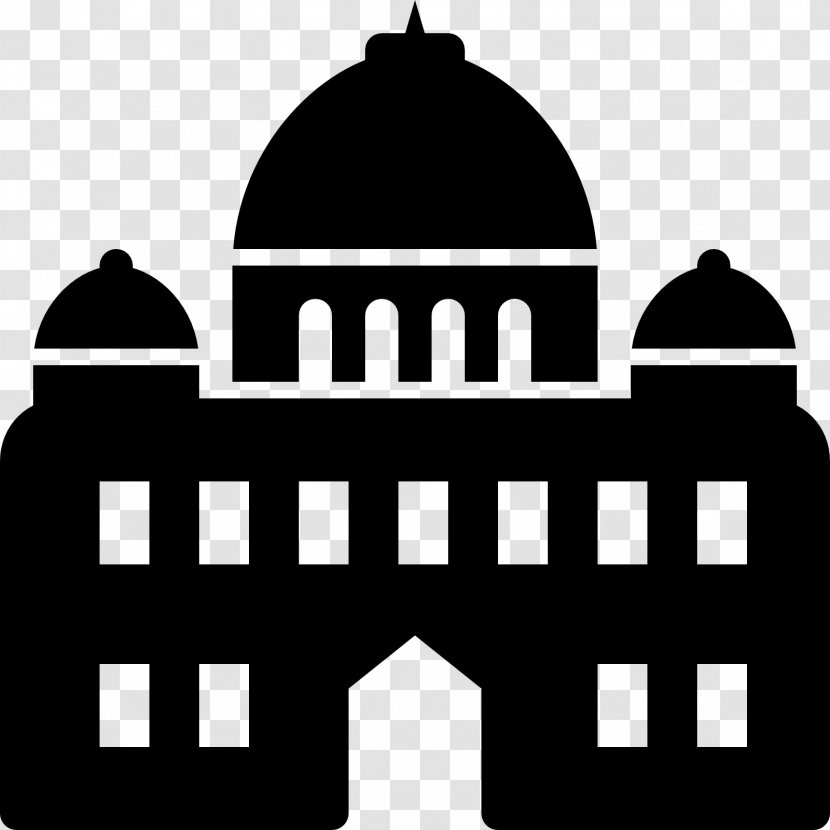 Basilica Black & White Clip Art - Logo - Mosque Transparent PNG