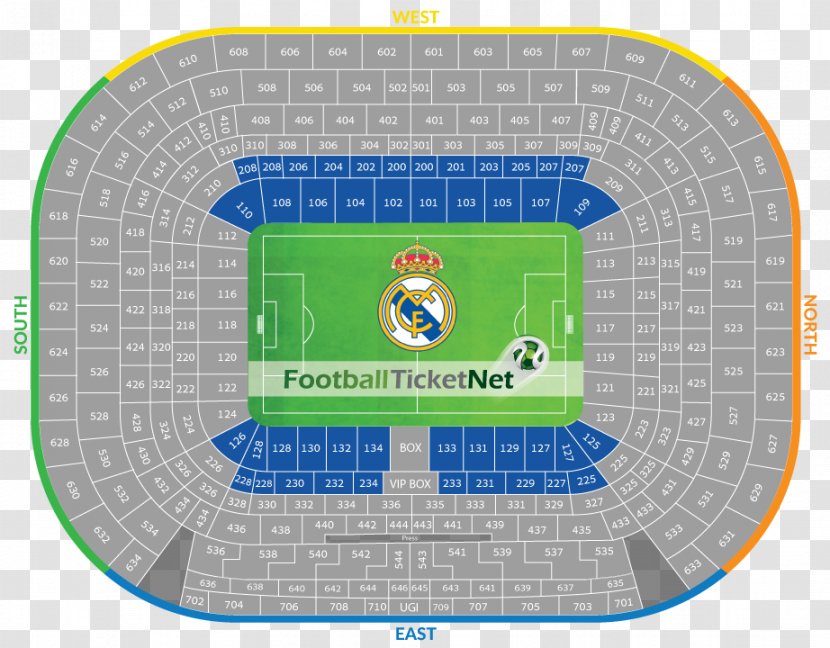 Stadium Game Real Madrid C.F. Arena Material - Area - Seating Plan Transparent PNG