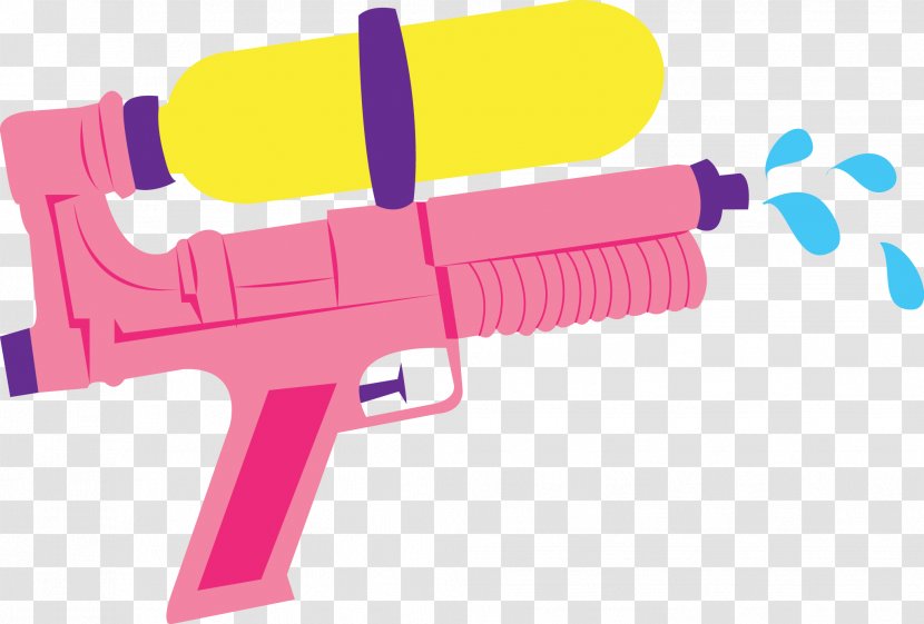 Water Gun Firearm Toy Clip Art - Songkran Transparent PNG