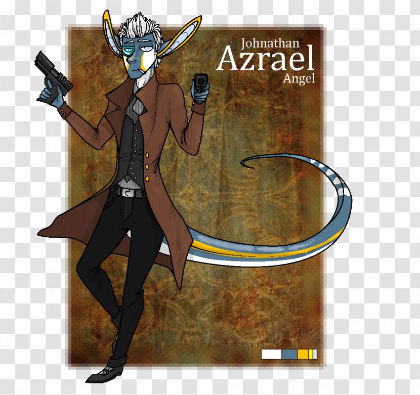 Cartoon Poster Character - Azrael Angel Of Death Transparent PNG