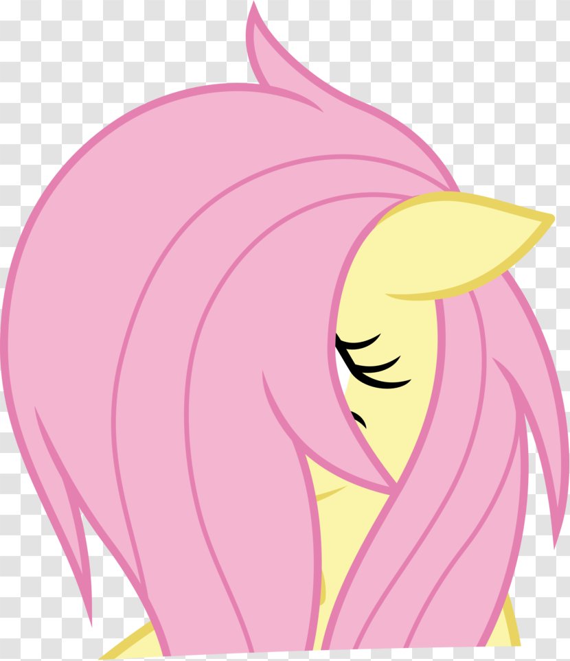 Fluttershy Pony DeviantArt - Cartoon - Mane Vector Transparent PNG