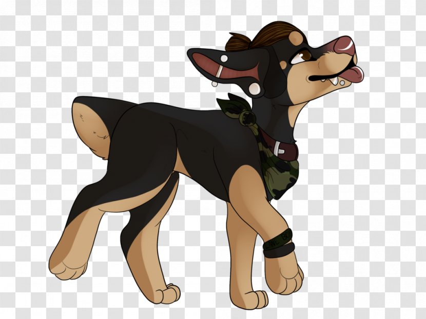 Dog Breed Dobermann Puppy Cartoon - Smoothie Transparent PNG