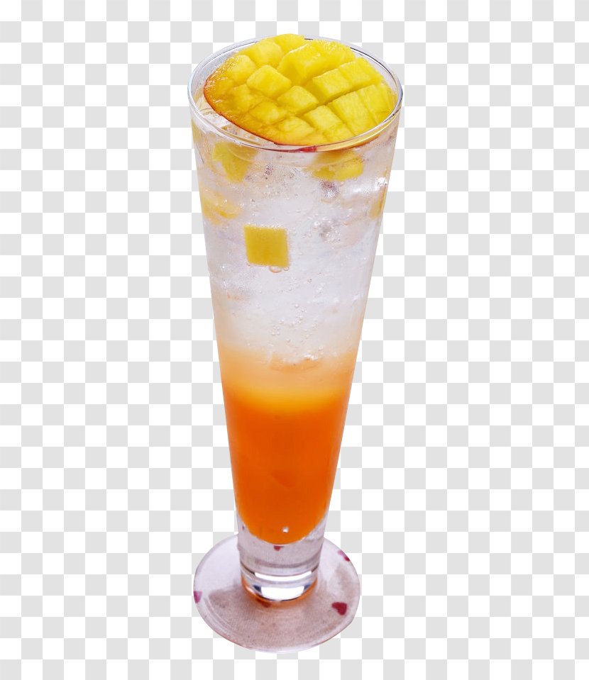 Orange Drink Fuzzy Navel Harvey Wallbanger Juice Tea - Mango Bubble Water Transparent PNG