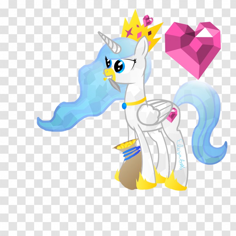 Rave Horse August 25 Clip Art - Fictional Character - Crystal Heart Transparent PNG
