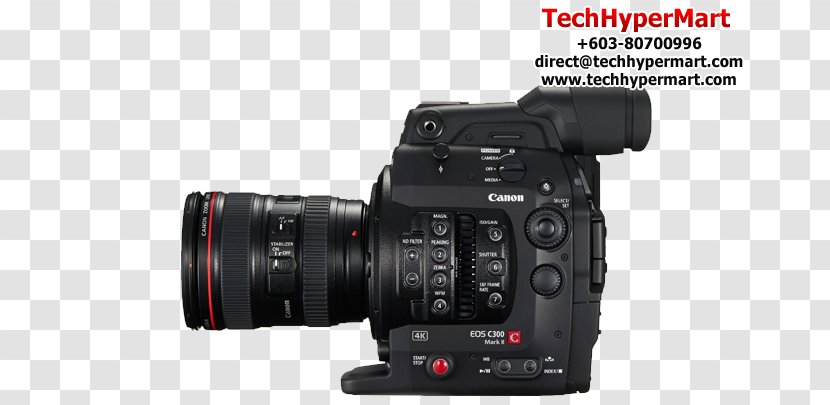 Canon EF Lens Mount EOS C300 Mark II - Active Pixel Sensor Transparent PNG