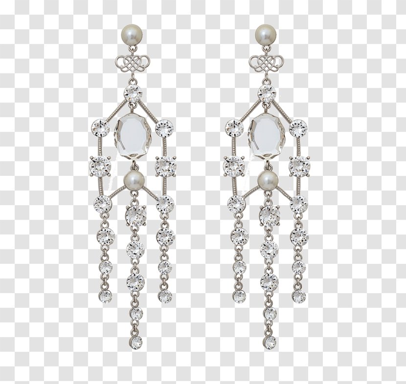 Earring Necklace Bracelet Jewellery Clothing Accessories - Silver Transparent PNG