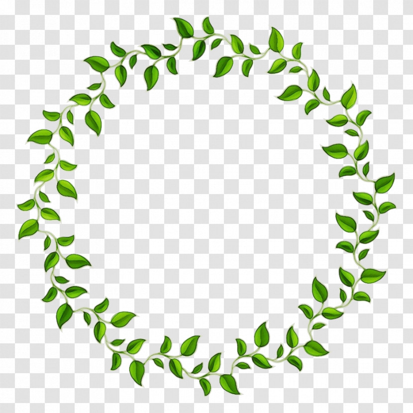 Leaf Green Plant Circle Transparent PNG