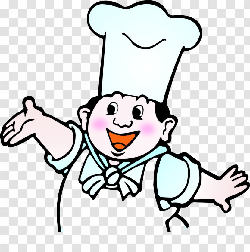 Chef Cooking Restaurant - Watercolor - Cartoon Jane Pen Transparent PNG