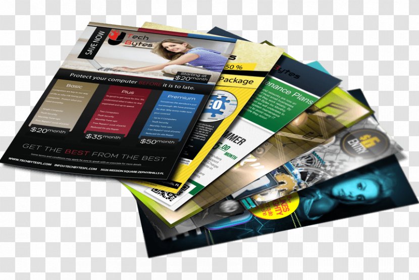 Paper Flyer Color Printing Brochure - Business - New Transparent PNG