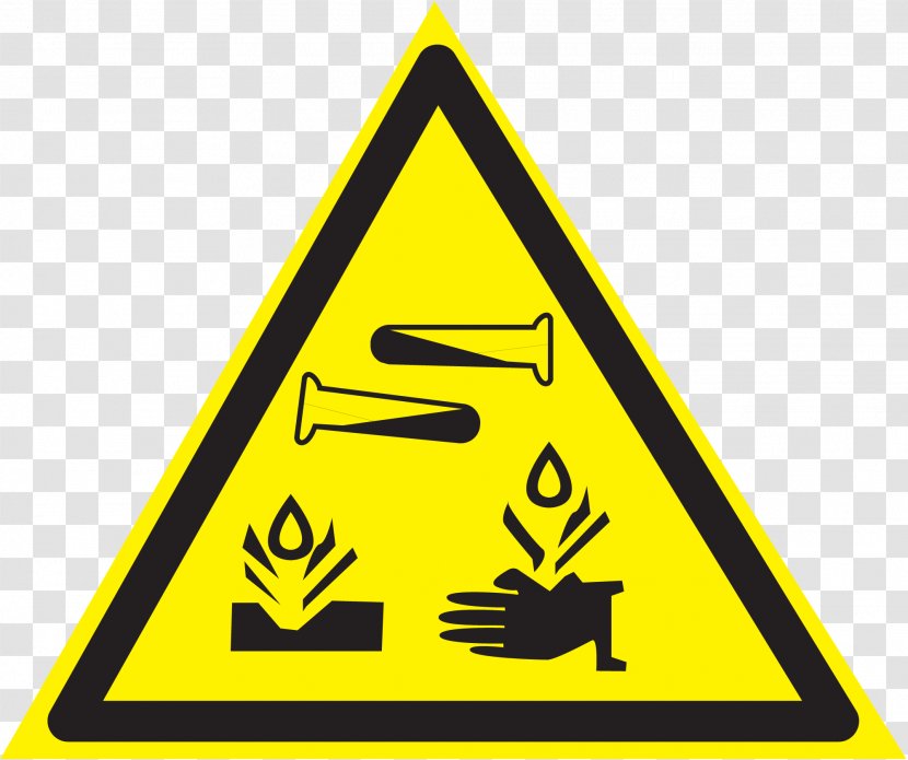 Hazard Symbol Safety Warning Sign Dangerous Goods - Laboratory Transparent PNG