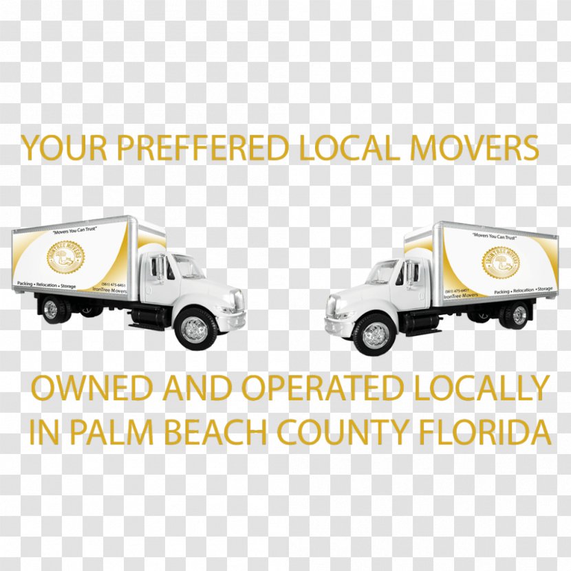 IronTree Movers Relocation Business - Yellow Transparent PNG
