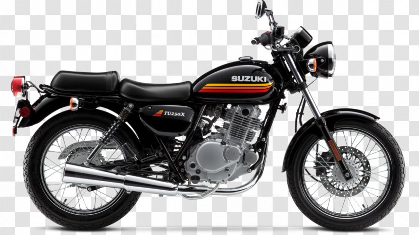 Suzuki TU250 Motorcycle Single-cylinder Engine Cruiser - Accessories - Bike Show Transparent PNG