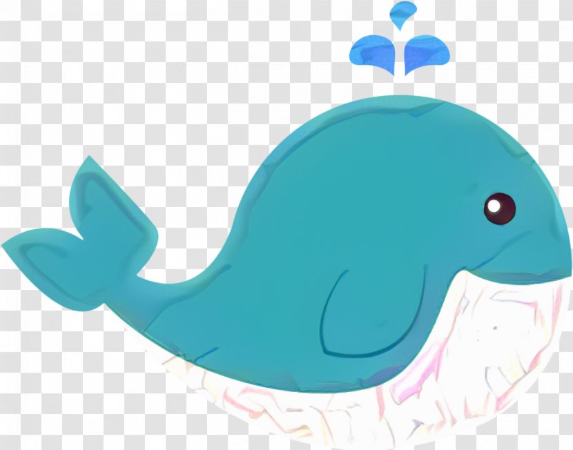 Whale Cartoon - Cetaceans - Blue Transparent PNG