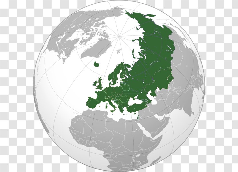 Continental Europe Orthographic Projection Indian Subcontinent Map - History - Palais Des Congres Transparent PNG