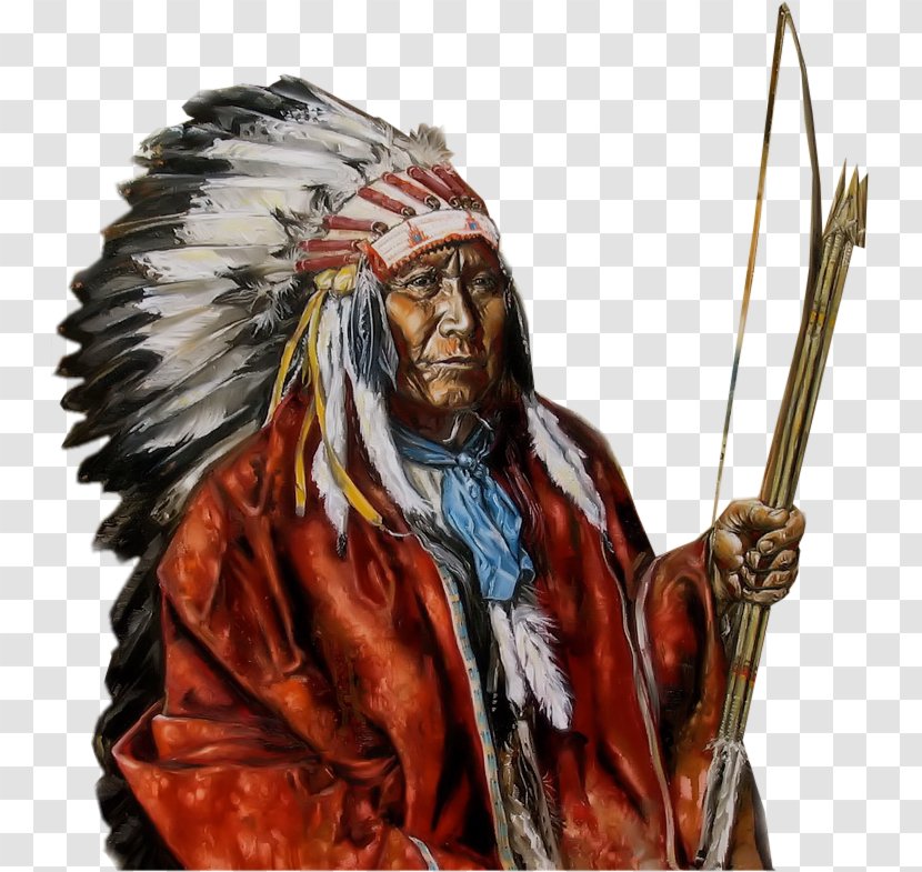 George Catlin Native Americans In The United States Tribal Chief Painting Pawnee People - Sculpture - Watercolor Red Transparent PNG
