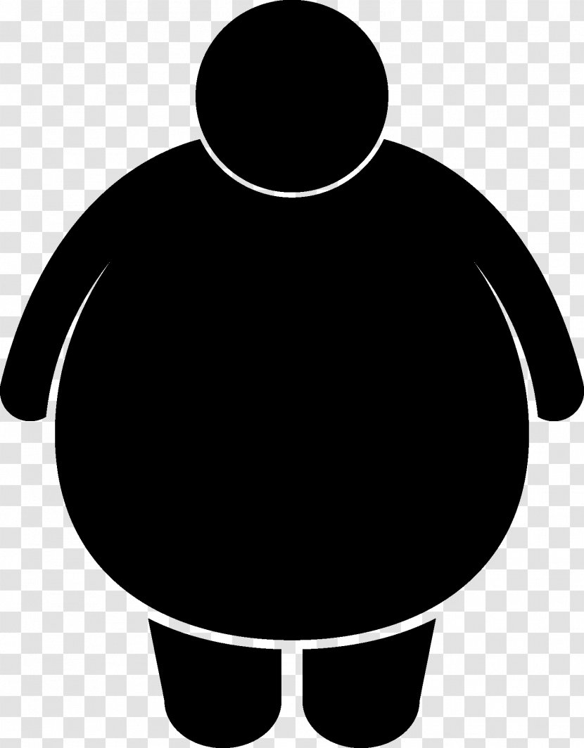 Obesity Overweight Clip Art - Silhouette - Fat Transparent PNG